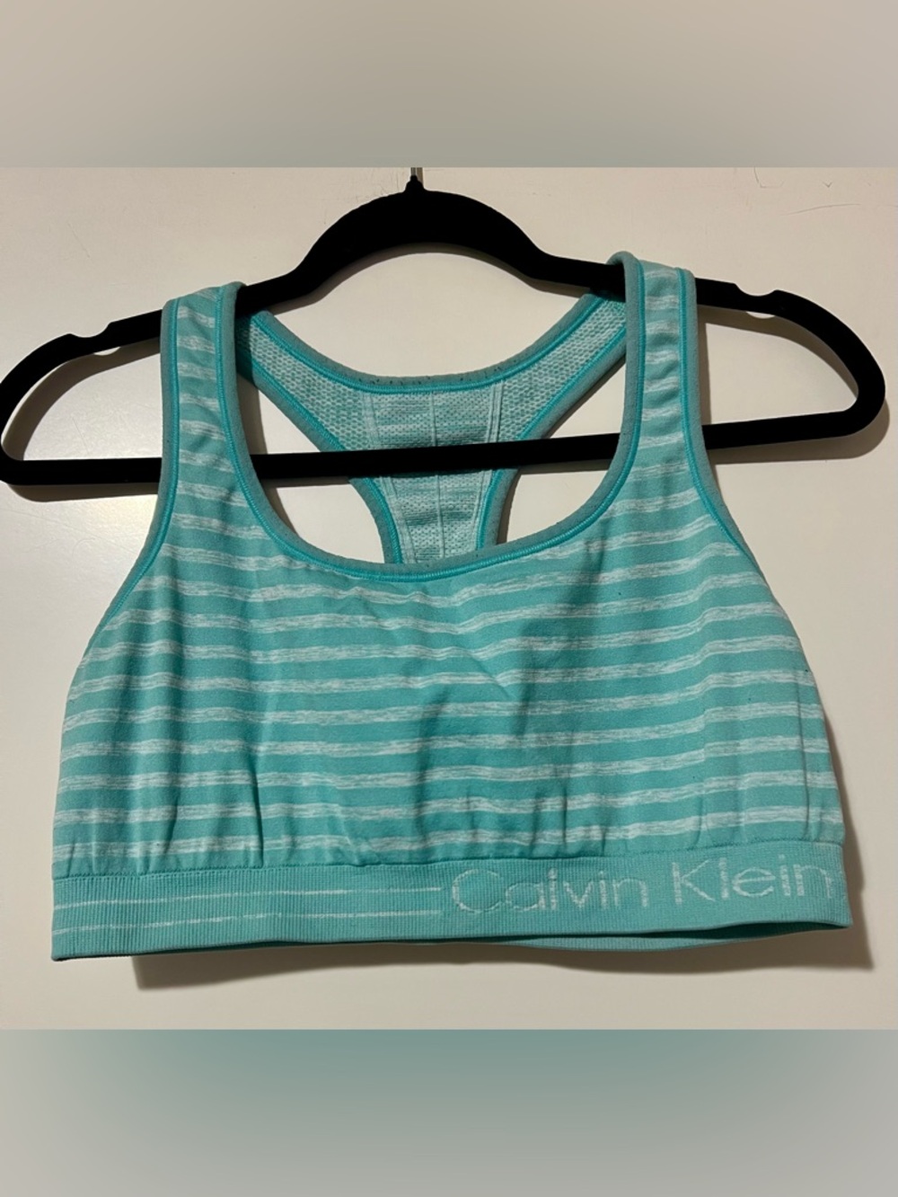Calvin Klein Performance Reversible Aqua Sports Bra XL